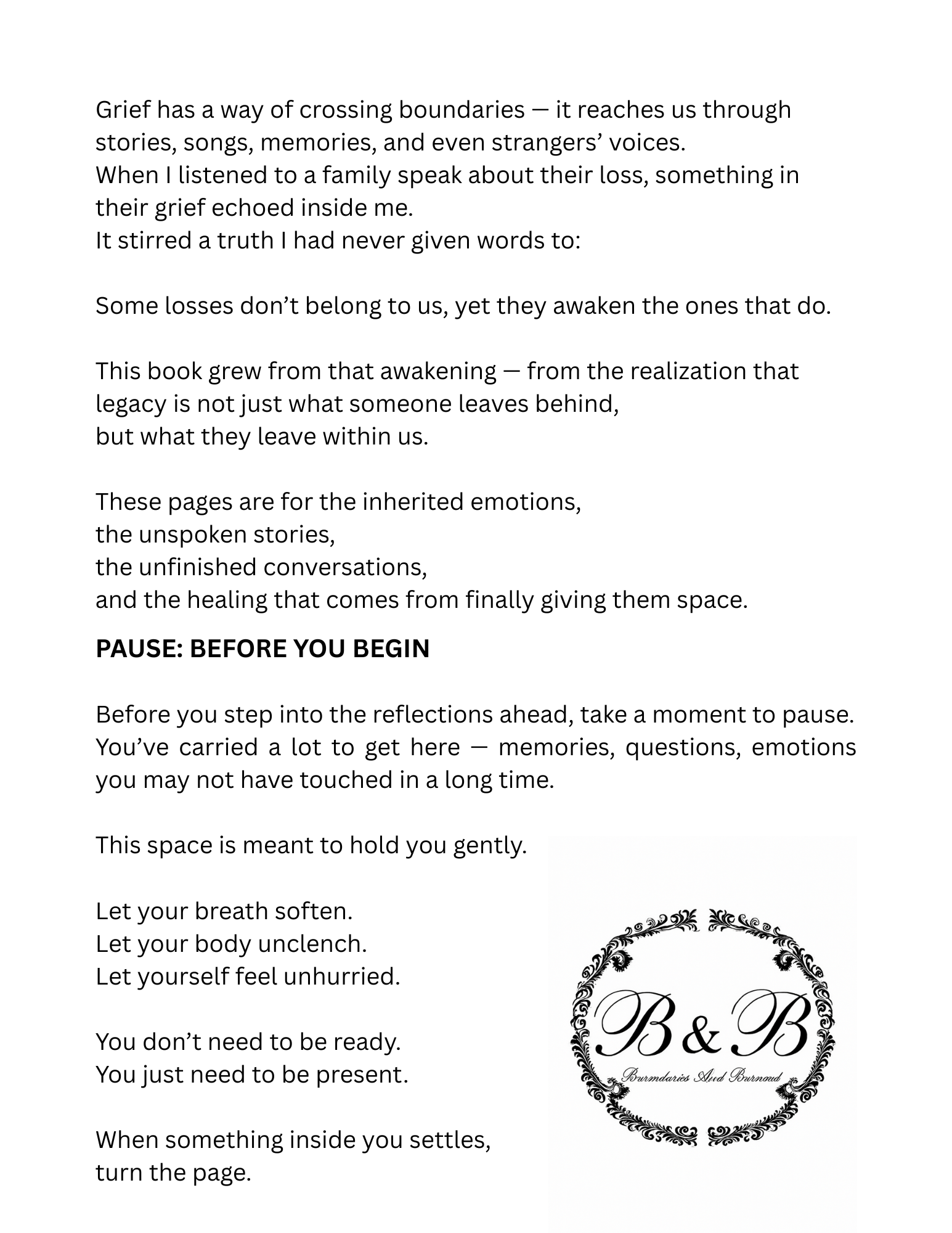 The Empty Stage: Reflections on Legacy,  Loss,  and the Families We Come From