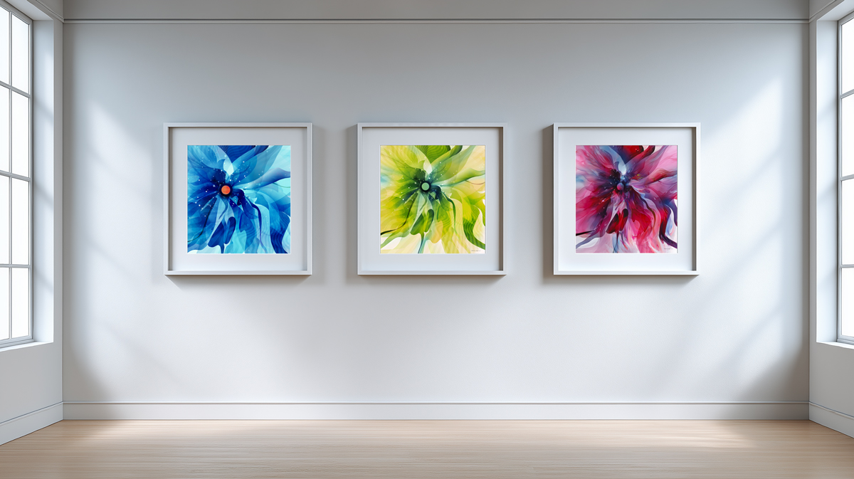 Editable Artworks on wall- mockup- PSD File