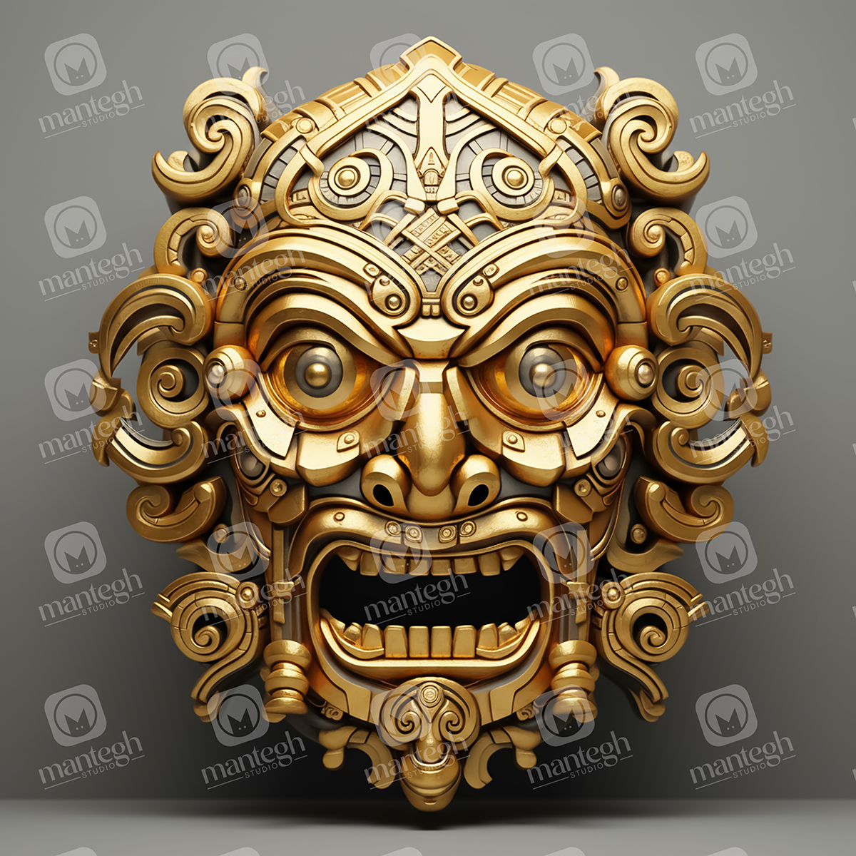 The Golden Mayan Mask 