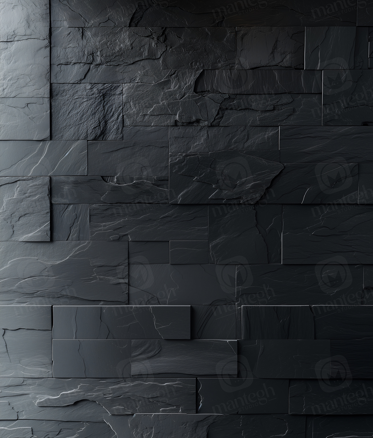 Black Slate Wall Panels