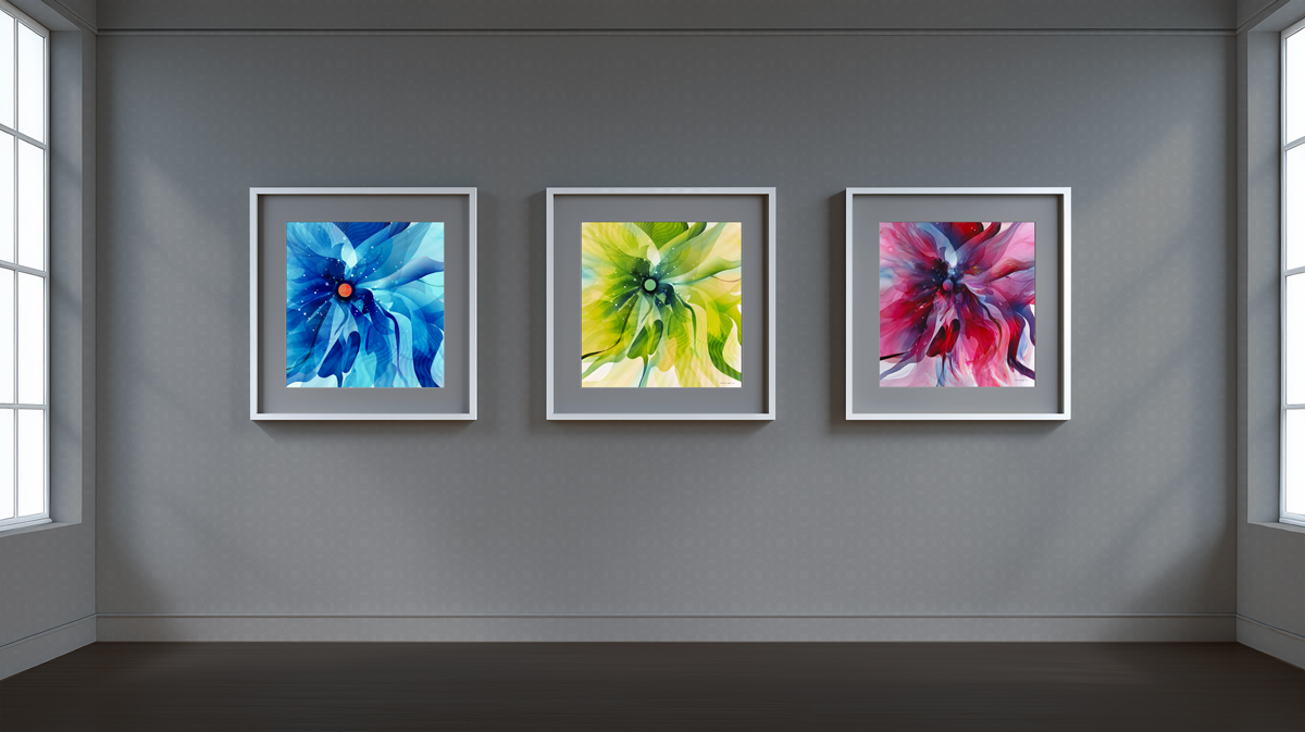 Editable Artworks on wall- mockup- PSD File