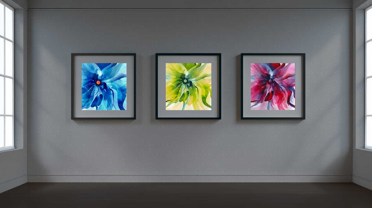 Editable Artworks on wall- mockup- PSD File