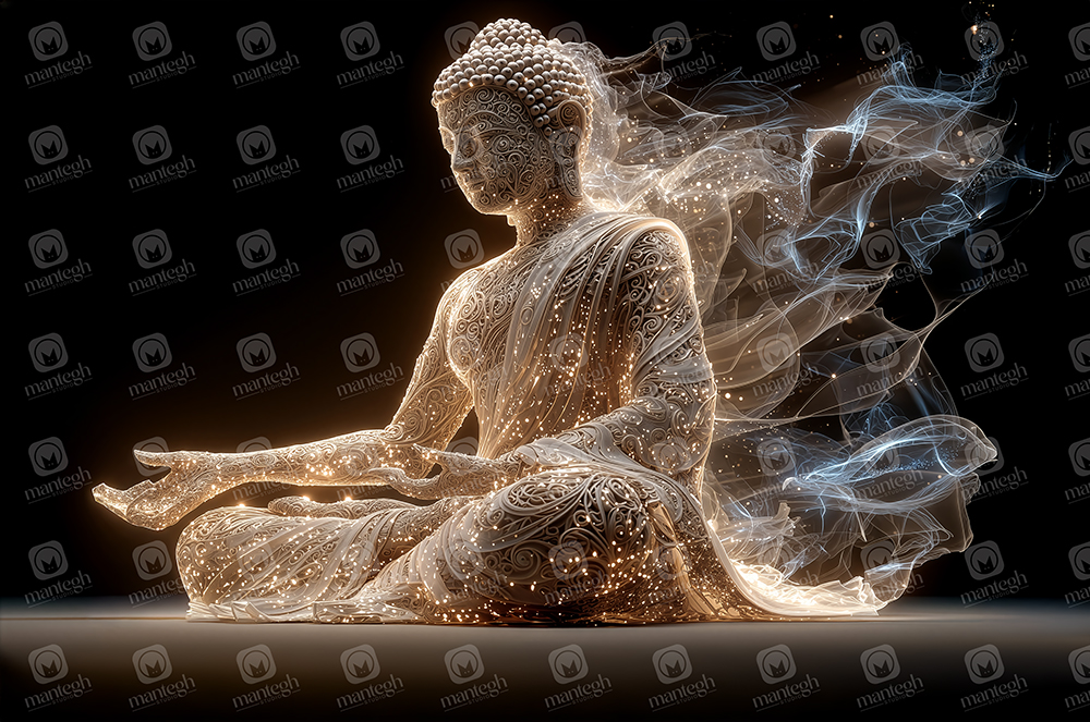 Luminous Buddha Sculpture