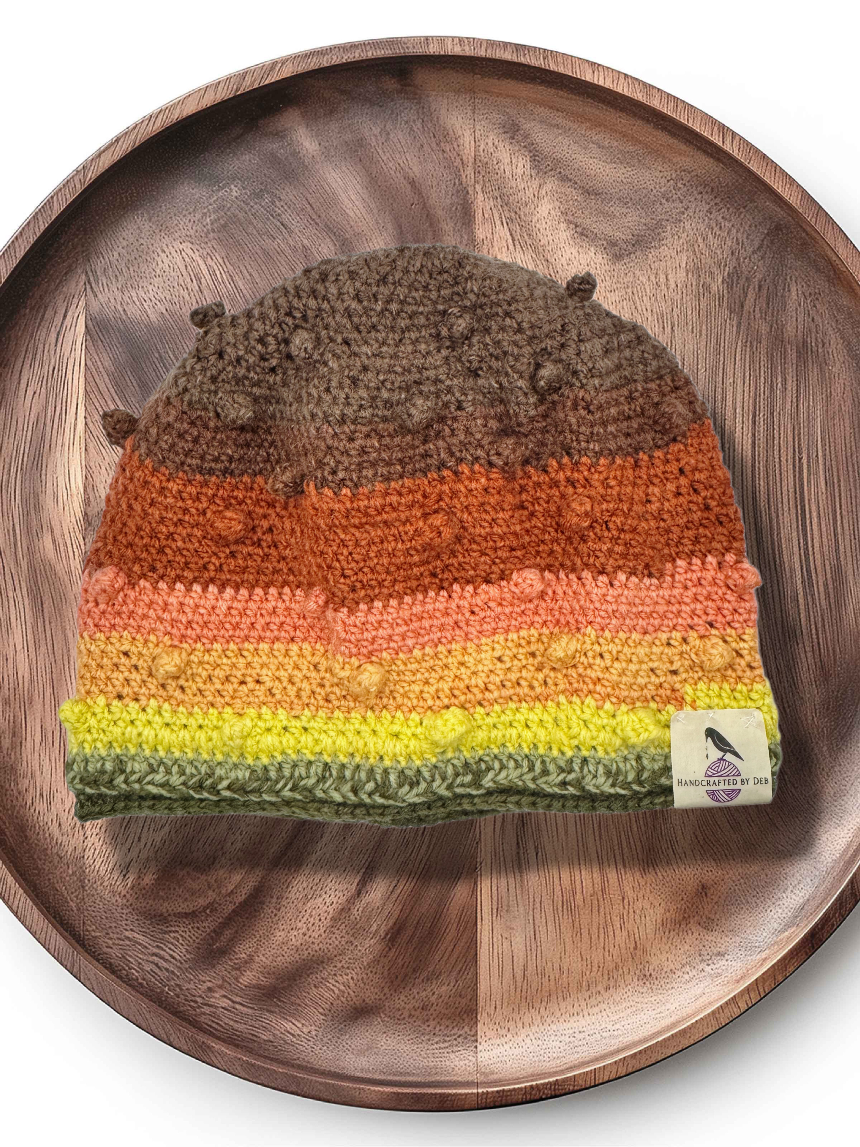 Handmade Multicolor Knit Beanie