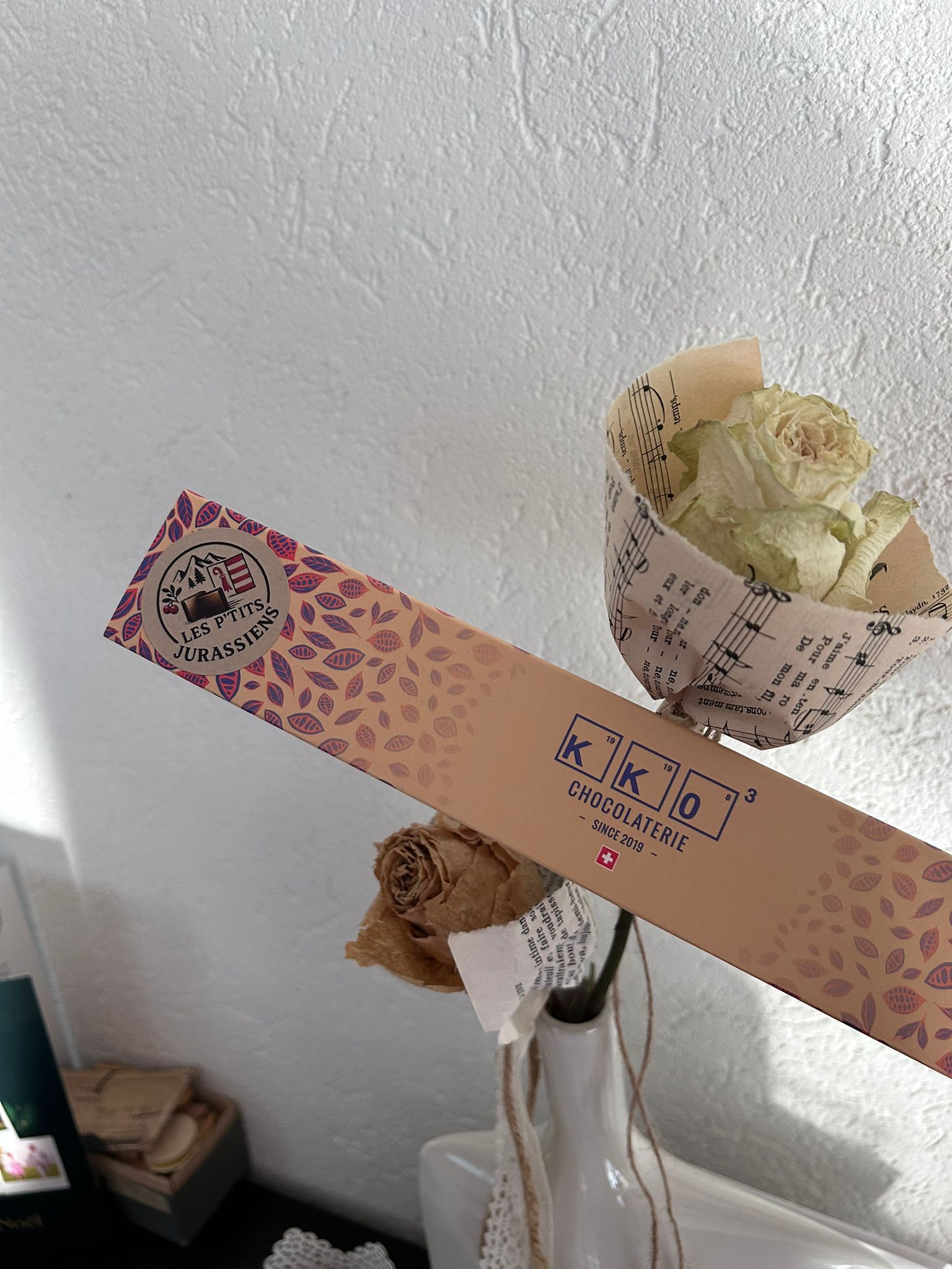 Coffret de chocolats artisanaux du Jura