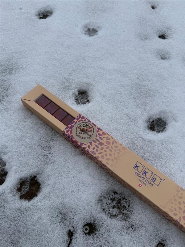 Coffret de chocolats artisanaux du Jura