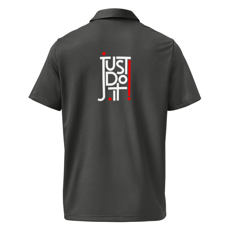 adidas space-dyed polo