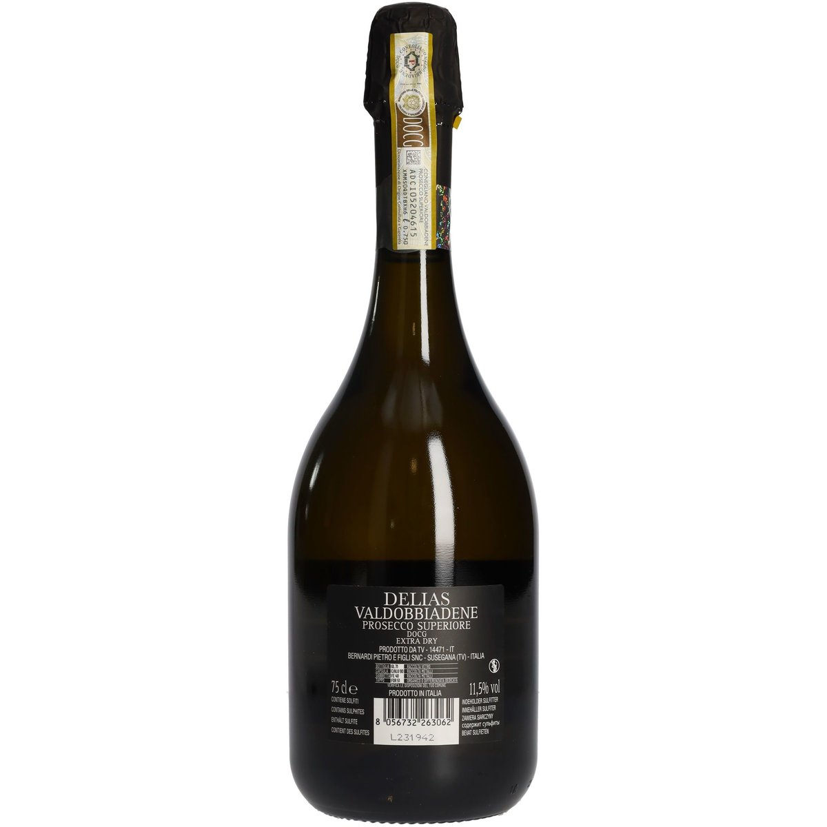 Valdobbiadene Prosecco Superiore DOCG Delias CL 70