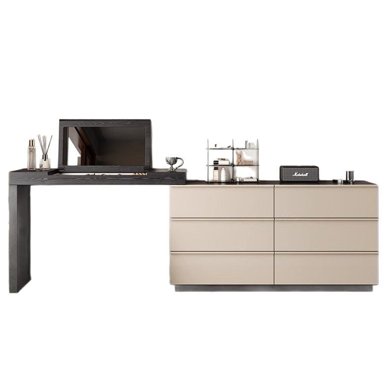 Vintage Flip-Top Wooden Vanity