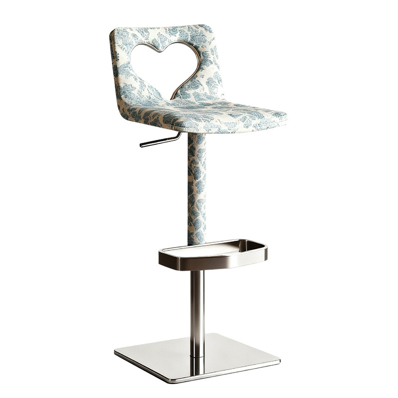 Heart Back Bar Stool