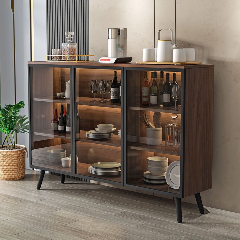 Modern Glass Door Sideboard