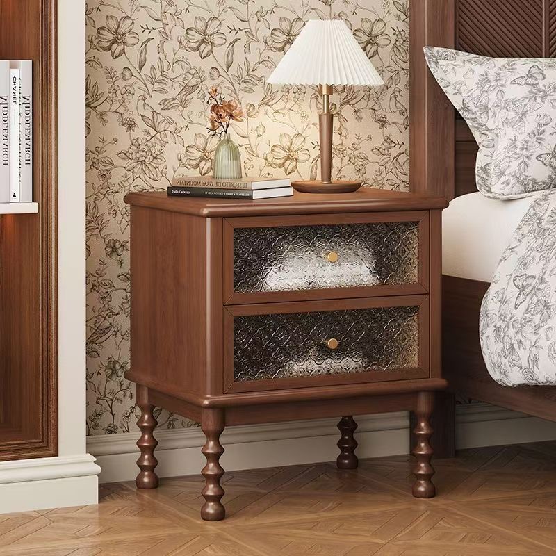 Vintage Wooden Nightstand