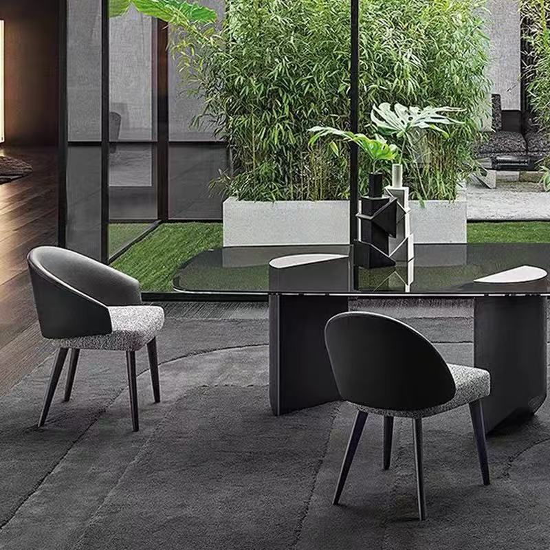 Modern Curved Armchair