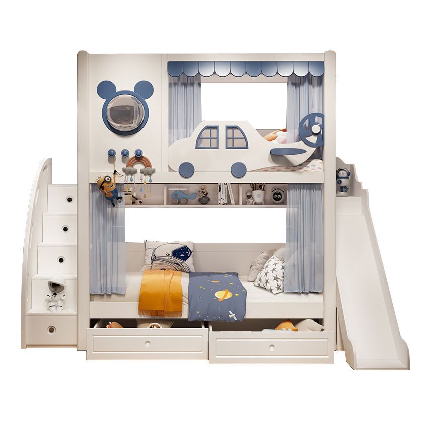 Children’s Car-Themed Bunk Bed
