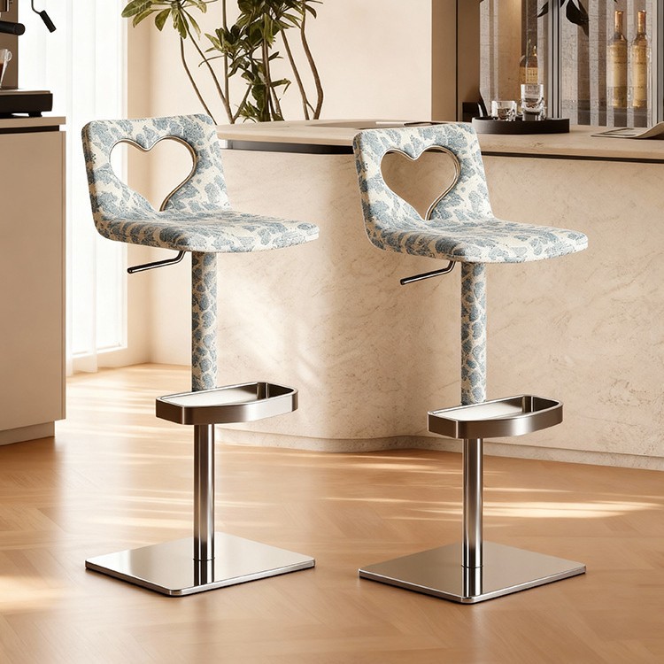 Heart Back Bar Stool