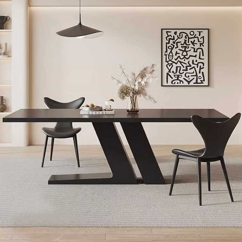 Black Stone Dining Table