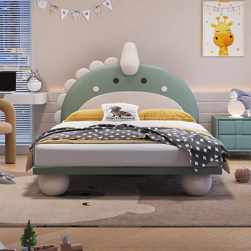 Padded Dinosaur-Themed Children’s Bed