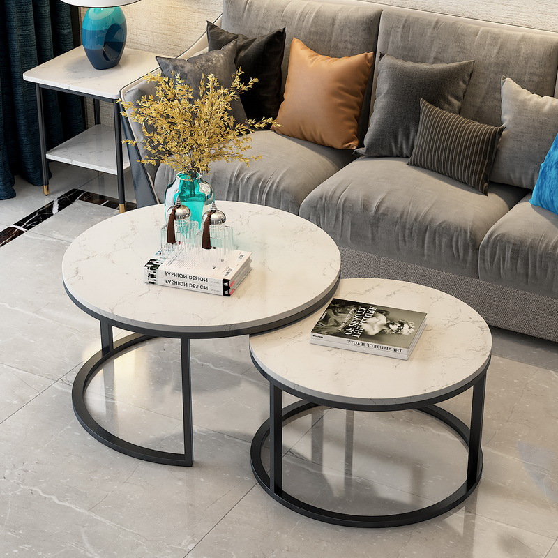 Modern Marble Nesting Coffee Tables