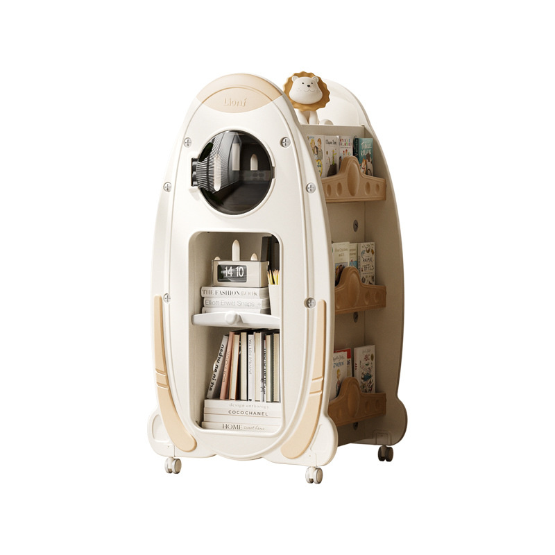 Rotating All-in-One Children’s Floor Bookcase