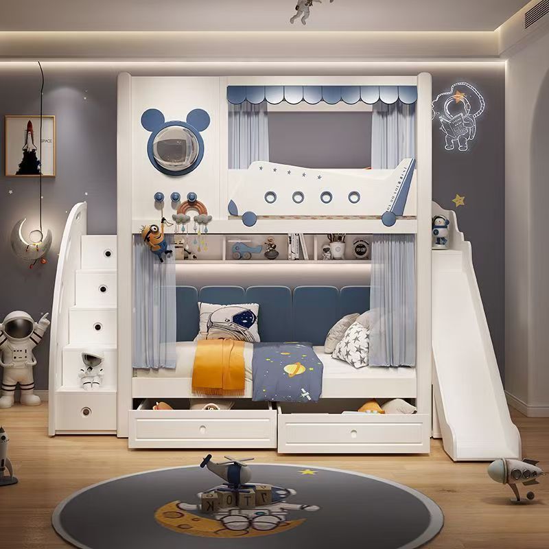 Children’s Car-Themed Bunk Bed