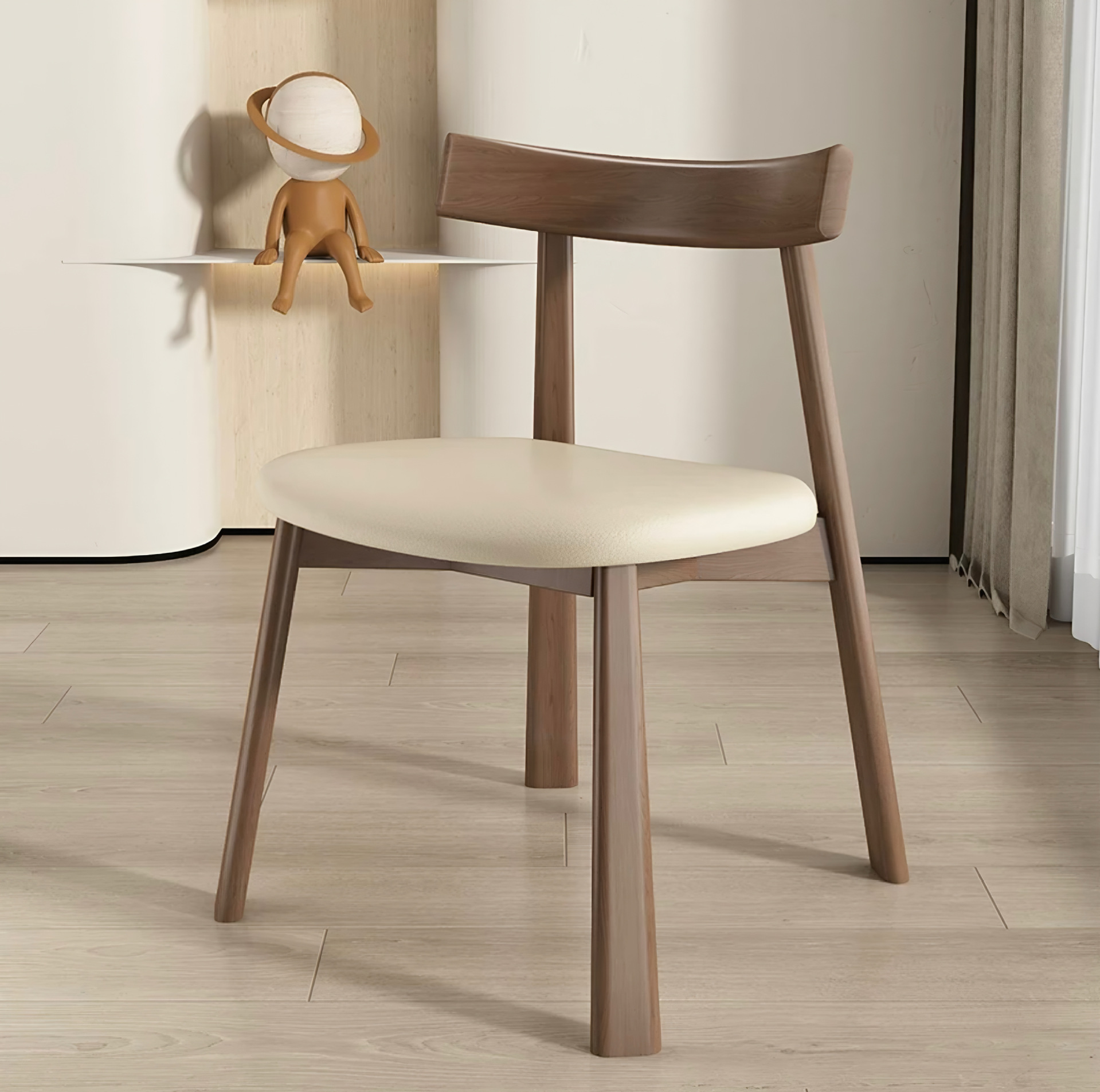 Classic Vintage Solid Wood Dining Chair