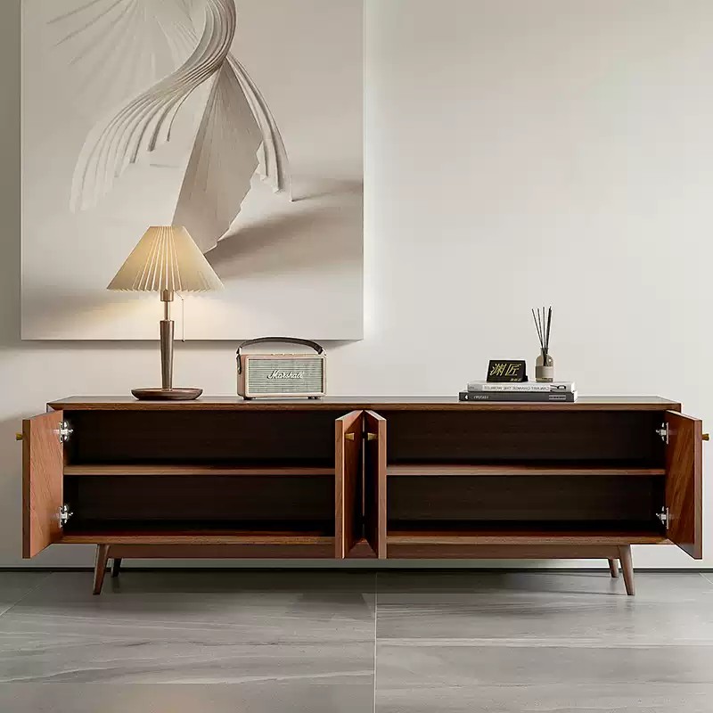 Modern Luxury Pine Wood TV Cabinet