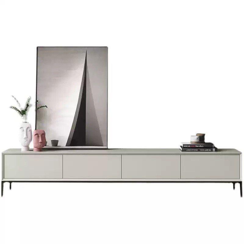 Minimalist Lacquered Multifunction TV Cabinet