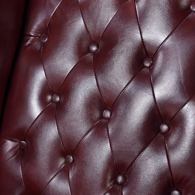 Classic Leather Wingback Armchair