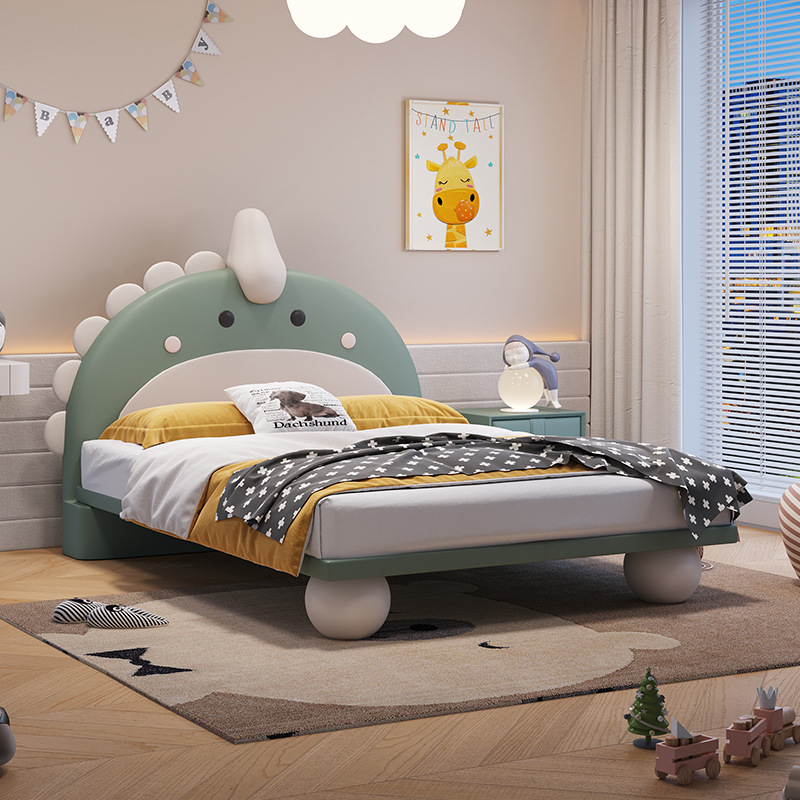 Padded Dinosaur-Themed Children’s Bed