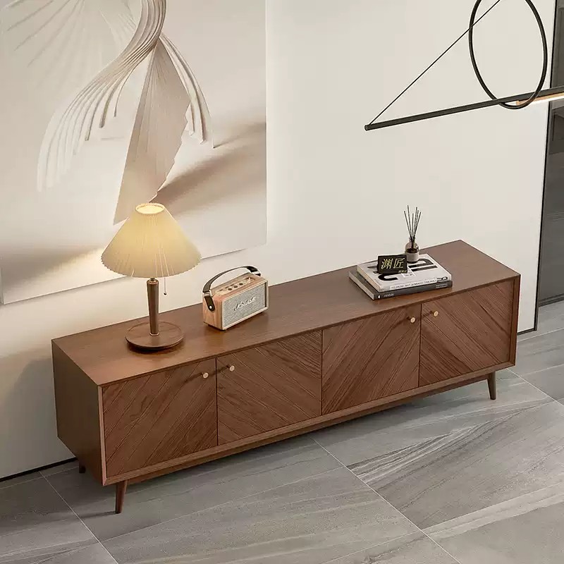 Modern Luxury Pine Wood TV Cabinet