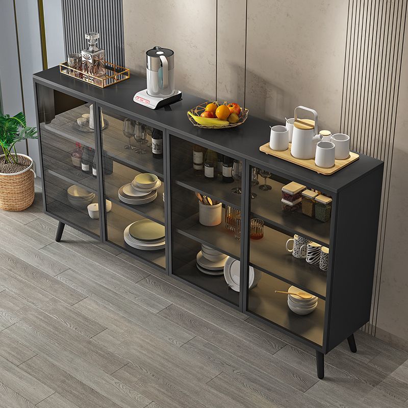 Modern Glass Door Sideboard