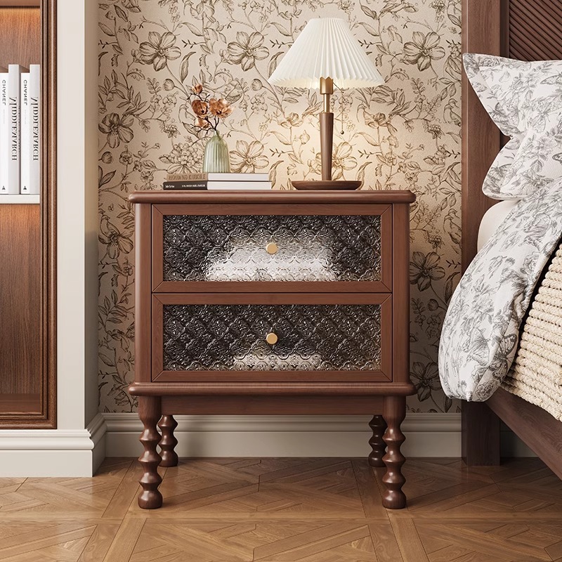 Vintage Wooden Nightstand