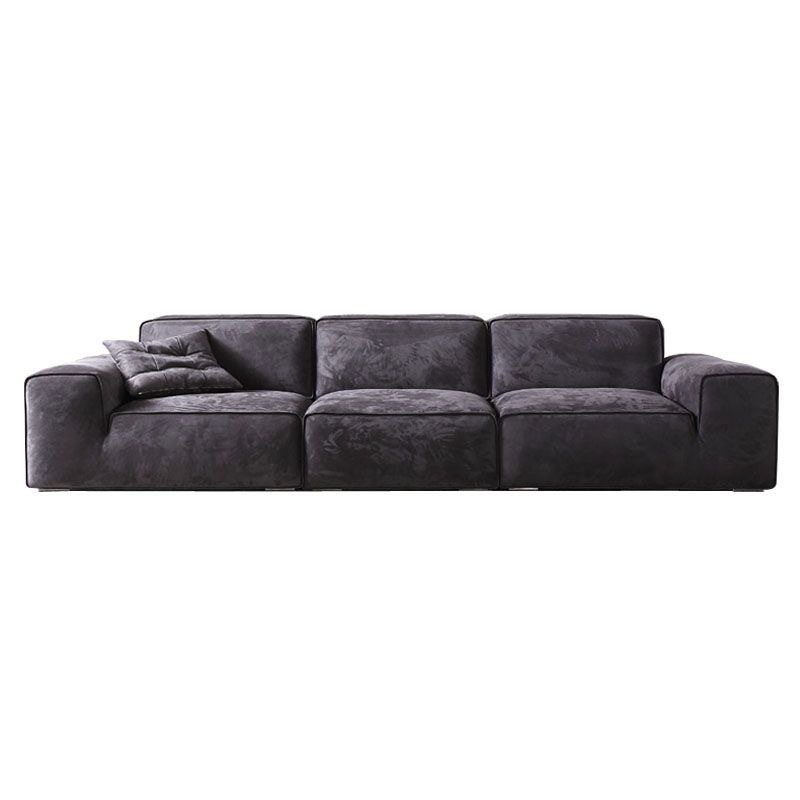 Modern dark gray sectional sofa