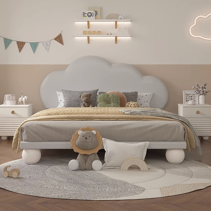 Cream-Style Cloud Children’s Bed
