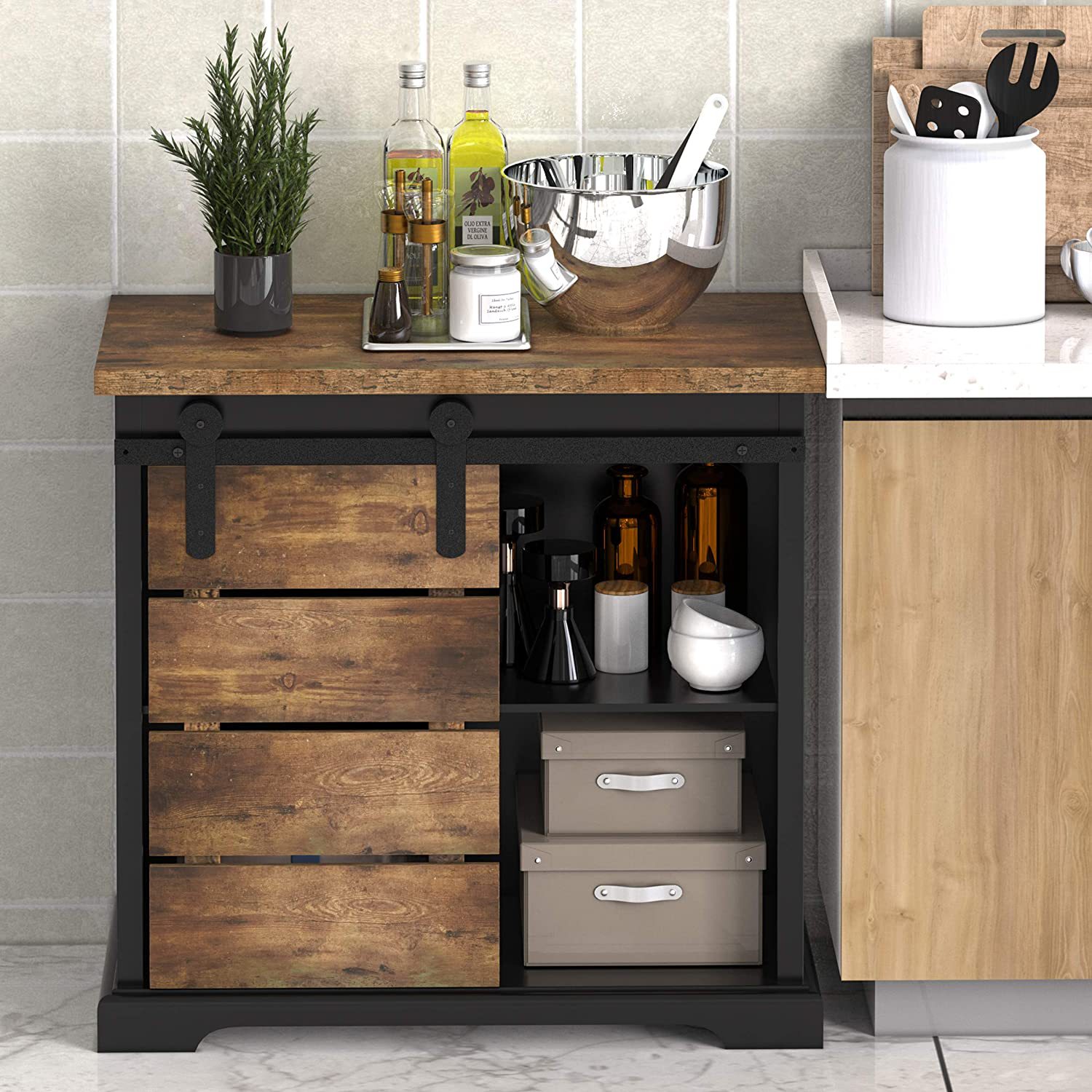 New Artistic-Style Kitchen Sideboard
