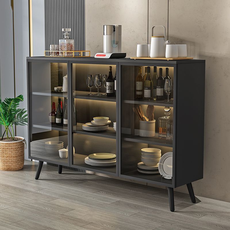 Modern Glass Door Sideboard
