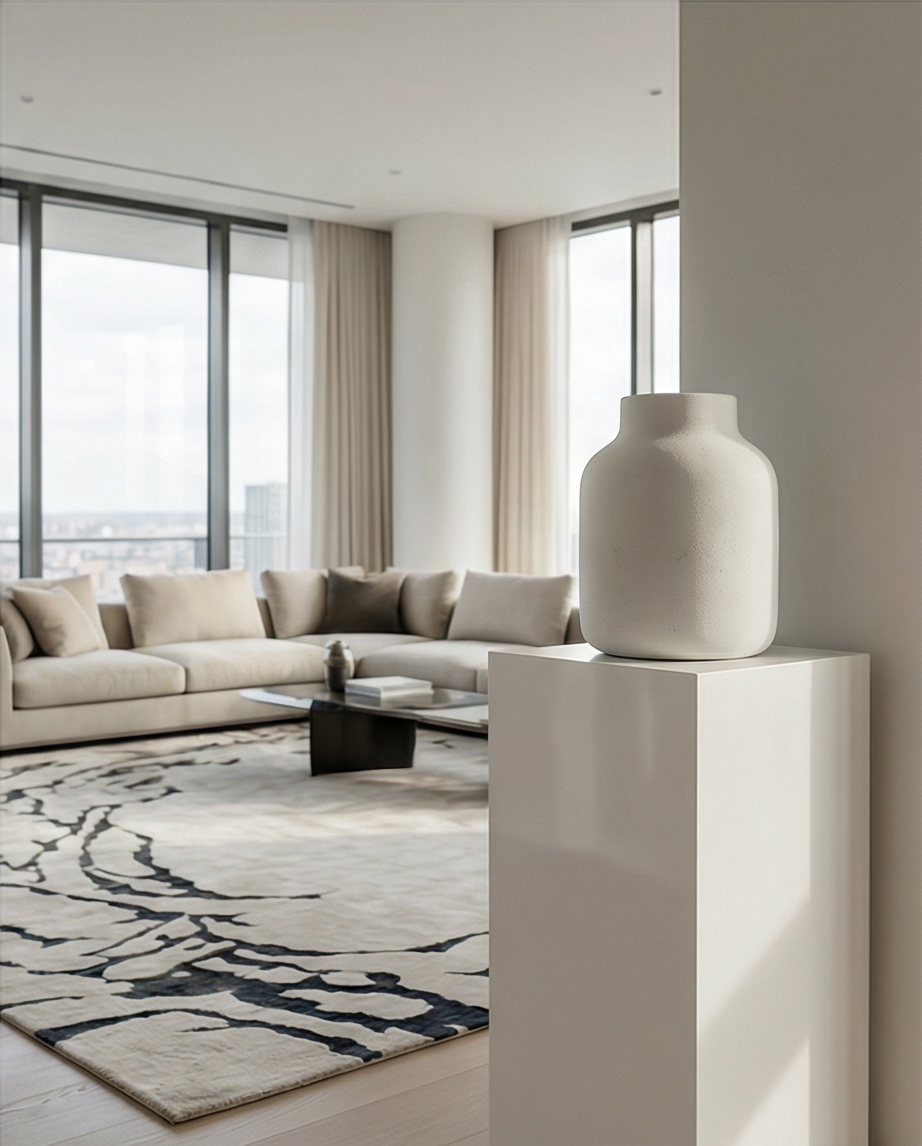 Minimalistinė betoninė vaza „Aura“ 