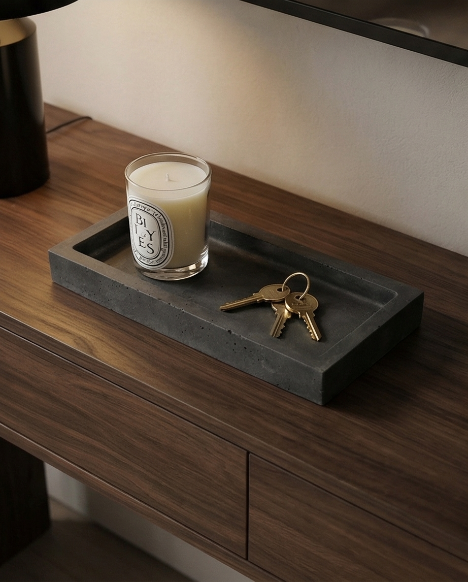 Minimalistinis betoninis padėklas „Monolitas“ 