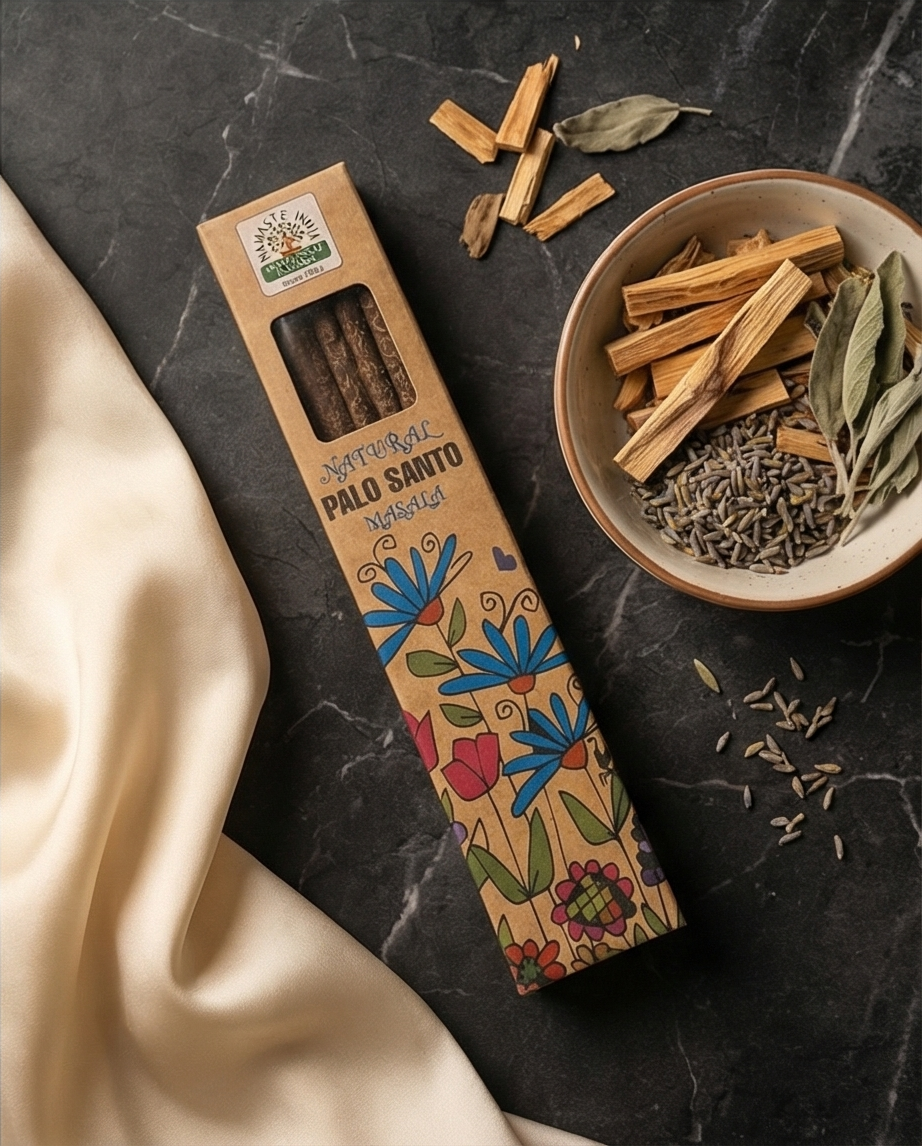 „EARTH inspired“ Natūralūs Palo Santo Masala smilkalai