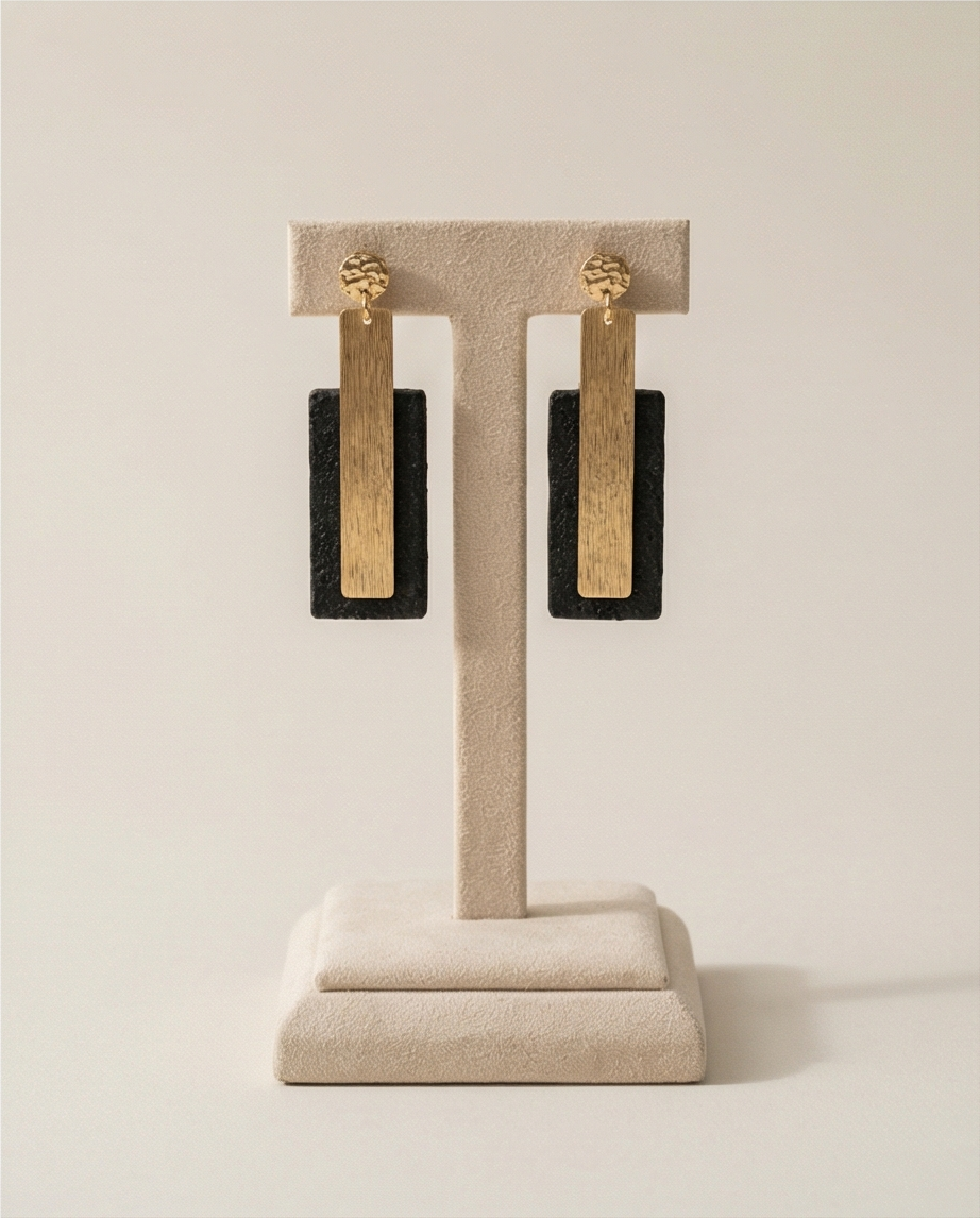 Auskarai „Monolitas“