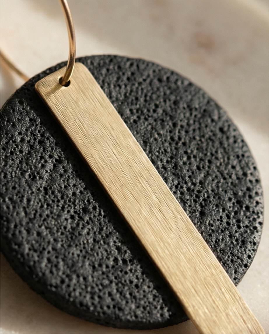 Auskarai „Vertikalė“