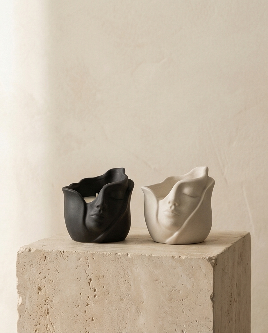 Betoninė žvakė „Antikos fragmentas“