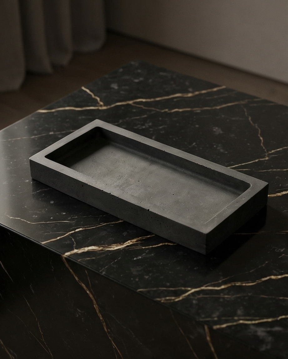 Minimalistinis betoninis padėklas „Monolitas“ 