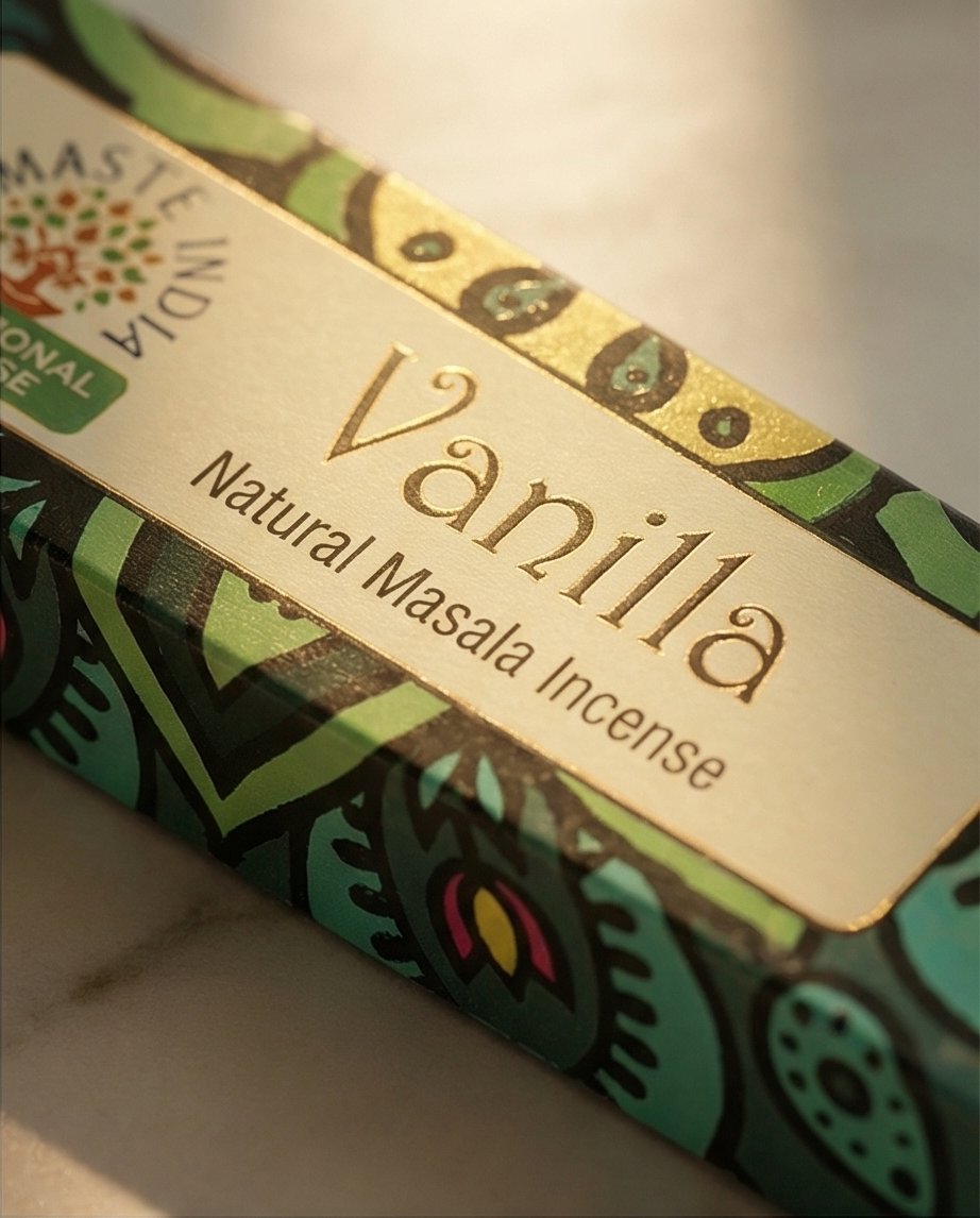 „EARTH inspired“ Natūralūs Masala smilkalai – Vanilė