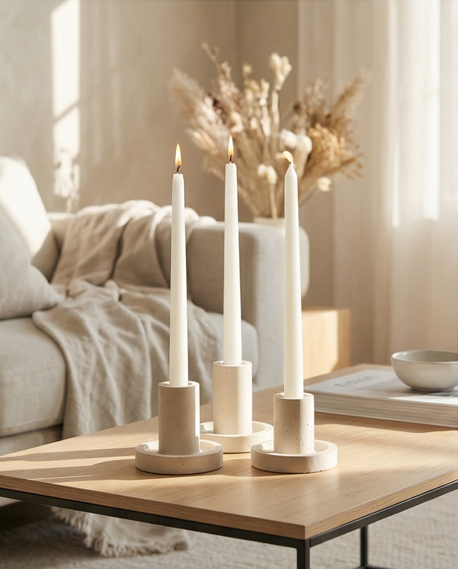 Betoninė žvakidė „Vertikalė“