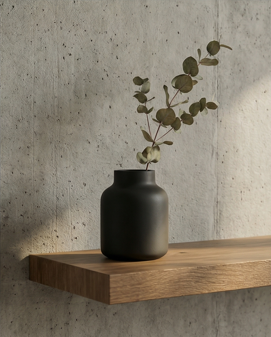 Minimalistinė betoninė vaza „Aura“ 
