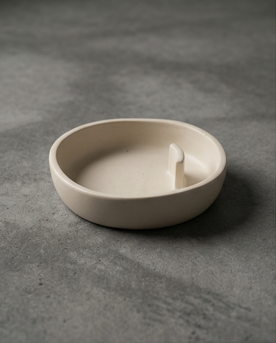 Minimalistinė betoninė Palo Santo smilkalinė – „Mono“