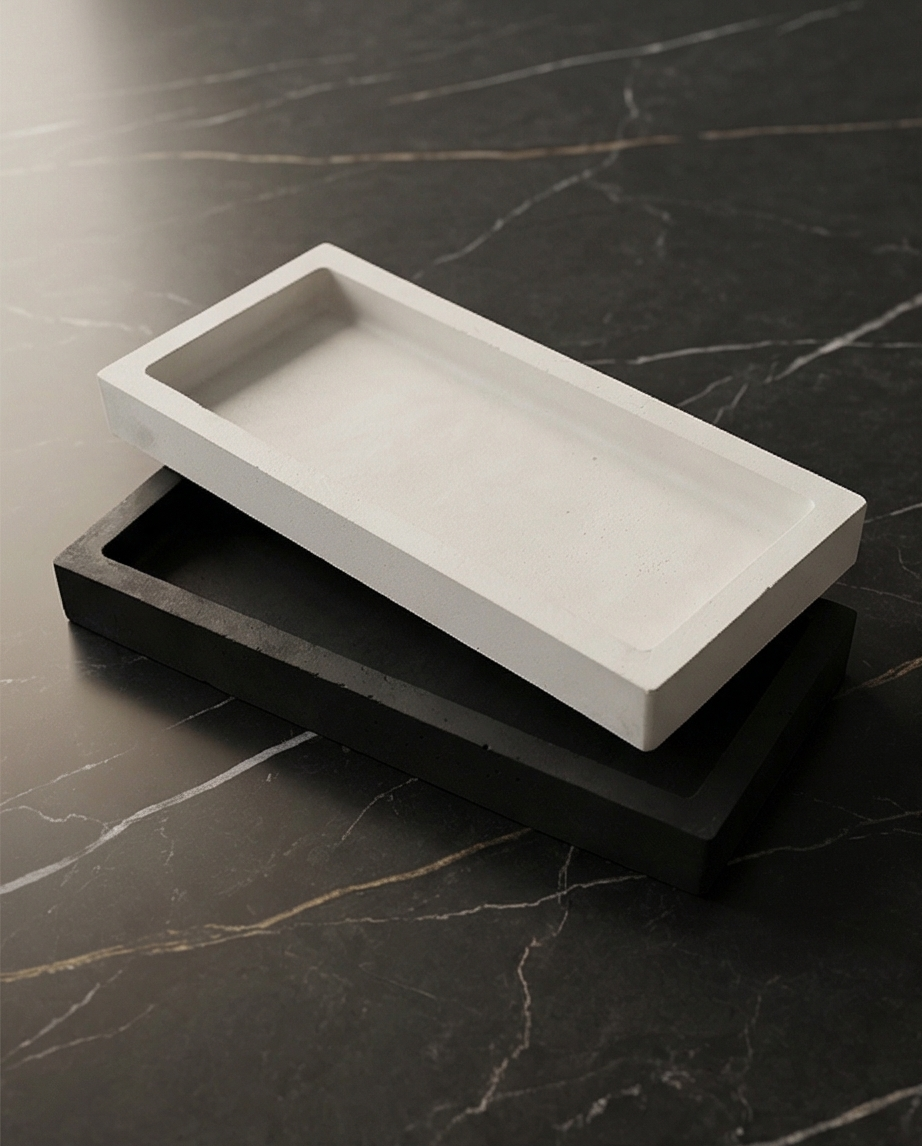 Minimalistinis betoninis padėklas „Monolitas“ 
