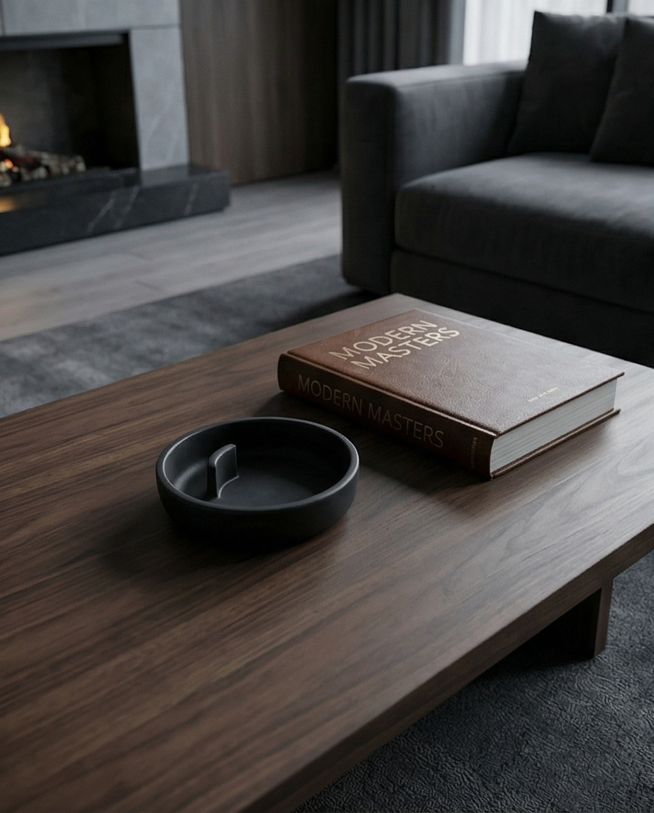 Minimalistinė betoninė Palo Santo smilkalinė – „Mono“