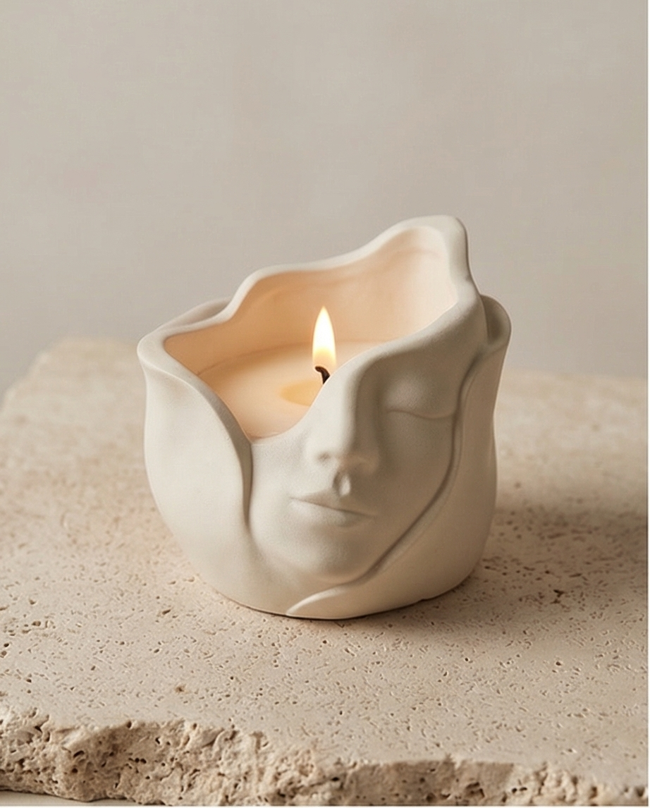 Betoninė žvakė „Antikos fragmentas“